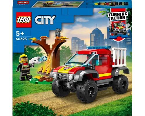 LEGO City Wóz strażacki 4x4 – misja ratunkowa (60393)