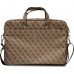 Guess Saffiano 4G Traingle Logo brown 16" (GUE002442)