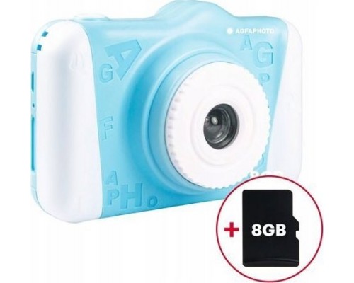 AgfaPhoto Agfaphoto Cam 2 Kamera Aparat Cyfrowy 12mp Dla Dziecka + Karta 8gb / Blue
