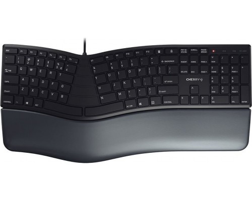 Cherry CHERRY KC 4500 ERGO klawiatura USB QWERTY US English Czarny