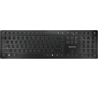 Cherry KW 9100 SLIM klawiatura RF Wireless + Bluetooth QWERTY Angielski Czarny