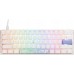 Ducky Ducky One 3 Classic Pure White Mini Gaming Keyboard, RGB LED - MX-Red (US)