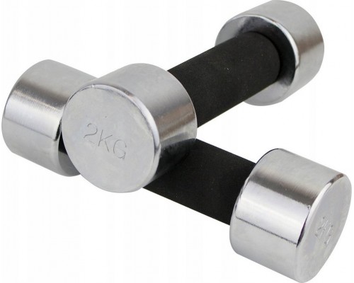 Master Dumbbells chrome plated MASTER 2 kg x2