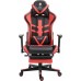Ghost Chairs with footrest GHOST-SIX Black Red