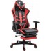 Ghost Chairs with footrest GHOST-SIX Black Red