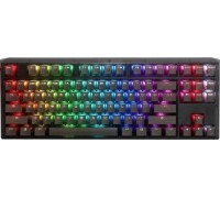 Ducky Ducky One 3 Aura Black TKL Gaming Keyboard, RGB LED - MX-Speed-Silver (US)