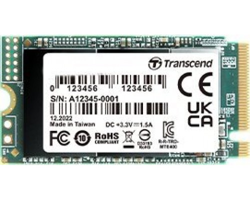 SSD Transcend MTE400S 256GB M.2 2242 PCI-E x4 Gen3 NVMe (TS256GMTE400S)