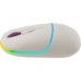 Canyon CANYON MW-22, 2 in 1 Wireless optical mouse with 4 buttons,Silent switch for right/left keys,DPI 800/1200/1600, 2 mode(BT/ 2.4GHz), 650mAh Li-poly battery,RGB backlight,Rice, cable length 0.8m, 110*62*34.2mm, 0.085kg