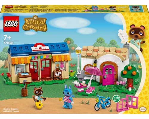 LEGO Animal Crossing Nooka slēptuve un Rozijas māja (77050)