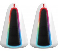 Marvo Marvo i MONKA SG-500, 2.0, 6W, białe, regulacja głośności, podświetlenie RGB