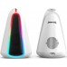 Marvo Marvo i MONKA SG-500, 2.0, 6W, białe, regulacja głośności, podświetlenie RGB