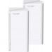 Tenda Tenda MX21 Pro(2-pack) Trójpasmowy (2,4 GHz / 5 GHz / 6 GHz) Wi-Fi 6 (802.11ax) Biały 3 Wewnętrzne