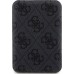 Guess Guess 4G Leather Metal Logo MagSafe - Power Bank Induction 5000 mAh 15W MagSafe (Black)