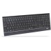 Rapoo RAPOO klawiatura E9500M Multi-mode Wireless Ultra-slim Keyboard Black