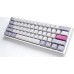 Ducky Ducky One 3 Mist Grey Mini Gaming Tastatur, RGB LED - MX-Speed-Silver