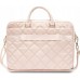Guess Guess Quilted 4G Computer Bag - na notebooka 15" / 16" (różowy)