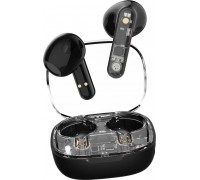 Streetz Ausinės į ausis STREETZ, permatomos, juodos / T150-BLK / 6612030