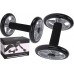 Koopman Trenażer koła do ćwiczeń core trening wheels black   2 szt