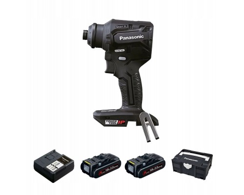 Panasonic Kompaktowa i lekka Cordless Drill 18V Panasonic EY1DD2N18A2B32 w systeinerze, 2 x 18V/3,0 Ah i ładowarka