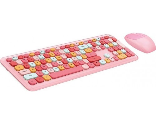 Mofii zestaw klawiatura + myszka MOFII 666 (pink)