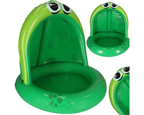 KIK Inflatable ponton with canopy żaba żabka 95cm