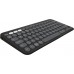 Logitech Logitech Pebble 2 Combo, Mini, RF Wireless + Bluetooth, Scissor key switch, QWERTY, Graphite, Mouse included