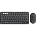 Logitech Logitech Pebble 2 Combo, Mini, RF Wireless + Bluetooth, Scissor key switch, QWERTY, Graphite, Mouse included