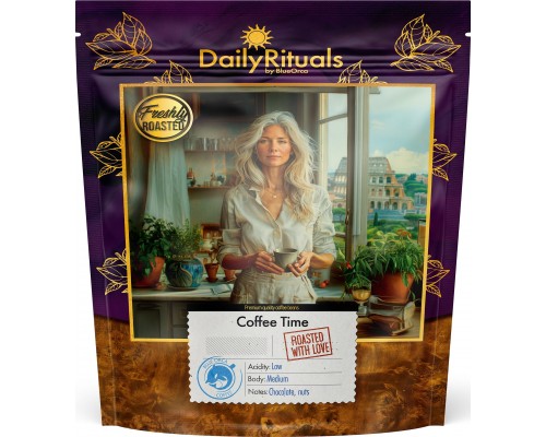 Blue Orca Coffee Kawa Ziarnista DAILY RITUALS Coffee Time Świeżo Palona 100% ARABICA
