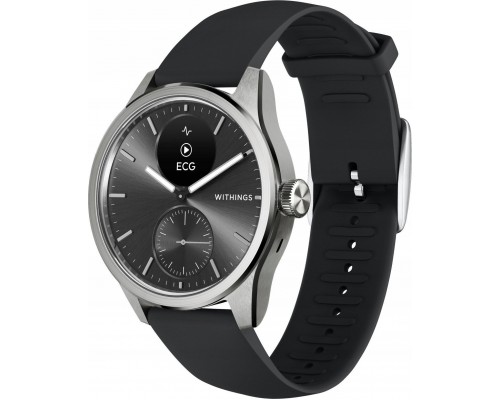 Smartwatch Withings Withings Scanwatch 2 - zegarek z funkcją EKG, pomiarem pulsu i SPO2 oraz mierzeniem aktywności fizycznej i snu (42mm, black)
