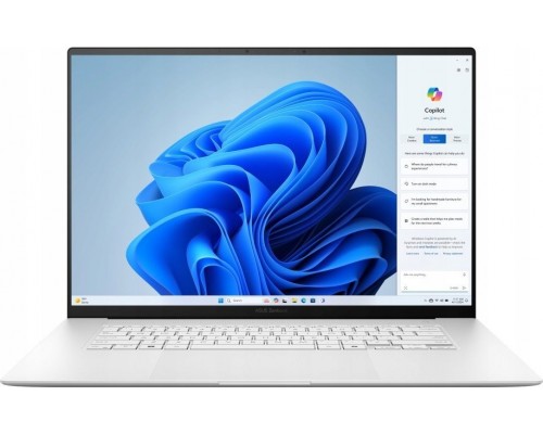 Laptop Asus Asus Zenbook S 16 OLED UM5606WA-RK217W | Scandinavian White | 16 " | OLED | 3K | 2880 x 1800 pixels | AMD Ryzen AI 9 | 365 | 24 GB | LPDDR5X | Solid-state drive capacity 1000 GB | AMD Radeon 880M Graphics | Windows 11 Home | 802.11be | Bl