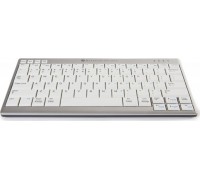 BakkerElkhuizen BakkerElkhuizen UltraBoard 950 Wireless klawiatura RF Wireless QWERTY US English Szary, Biały