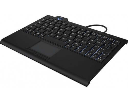 Keysonic KeySonic KSK-3210ELU (DE) klawiatura USB QWERTZ Niemiecki Czarny