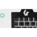 Keysonic KeySonic KSK-3210ELU (DE) klawiatura USB QWERTZ Niemiecki Czarny