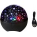 LeanToys Gwiazd Lampka Nocna Głośnik 2w1 Black