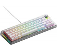 Glorious PC Gaming Race Glorious GMMK 3 Pro HE 65 % Custom Gaming-  Pre-Built, ANSI (US), Fox HE Switches, Silver