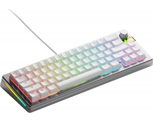 Glorious PC Gaming Race Glorious GMMK 3 Pro HE 65 % Custom Gaming-  Pre-Built, ANSI (US), Fox HE Switches, Silver
