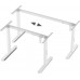 Gaming frame SENSE7 for electric desk, white (without tabletop)