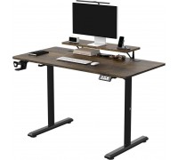 Gaming galds Ultradesk Gaming galds, elektycznie regulowany, 120X60 cm, 72-117 cm, HIGHLANDER BROWN, brązowy, ULTRADESK