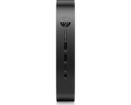 Komputer HP HP Elite t655 - Thin Client - SFF - 1 x Ryzen Embedded R2314 / 2.1 GHz - RAM 8 GB - Flash 64 GB - eMMC - Radeon Graphics - 1GbE - Win 10 IoT Enterprise - Monitor: keiner - Tastatur: Franzosisch