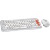 Logitech POP Icon Combo biało-pomarańczowe (920-013110)