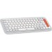 Logitech POP Icon Combo biało-pomarańczowe (920-013110)