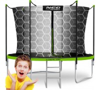 Garden Trampoline Neo-Sport NeoSport Garden Trampoline 8ft/252cm With inner mesh with ladder