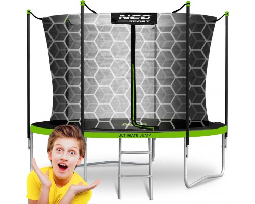 Garden Trampoline Neo-Sport NeoSport Garden Trampoline 8ft/252cm With inner mesh with ladder