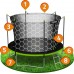 Garden Trampoline Neo-Sport NeoSport Garden Trampoline 8ft/252cm With inner mesh with ladder