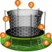 Garden Trampoline Neo-Sport NeoSport Garden Trampoline 8ft/252cm With inner mesh with ladder