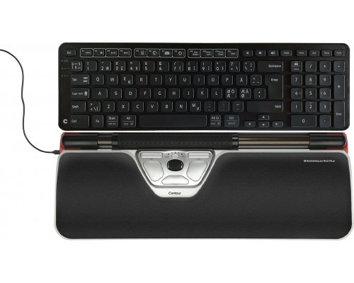 CONTOUR ROLLERMOUSE RED PLUS + BALANCE KEYBOARD PN LANGALLINEN