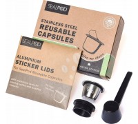 Reusable capsule compatible with Nespresso(r) Sealpod Starter Edition