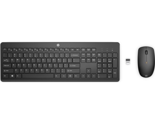 HP 235 Wireless Mouse Keyboard Combo - Black - US/RUS
