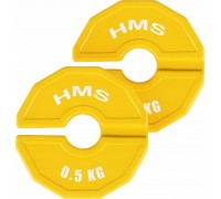 TSN50 DISKS SPĒKA TRENIŅU UN FITNESS APRĪKOJUNAM 2 x 0.5 KG HMS