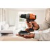 Black&Decker Akku-Bohrschrauber 18V 2x2Ah.2G.Kof BCD382D2XK